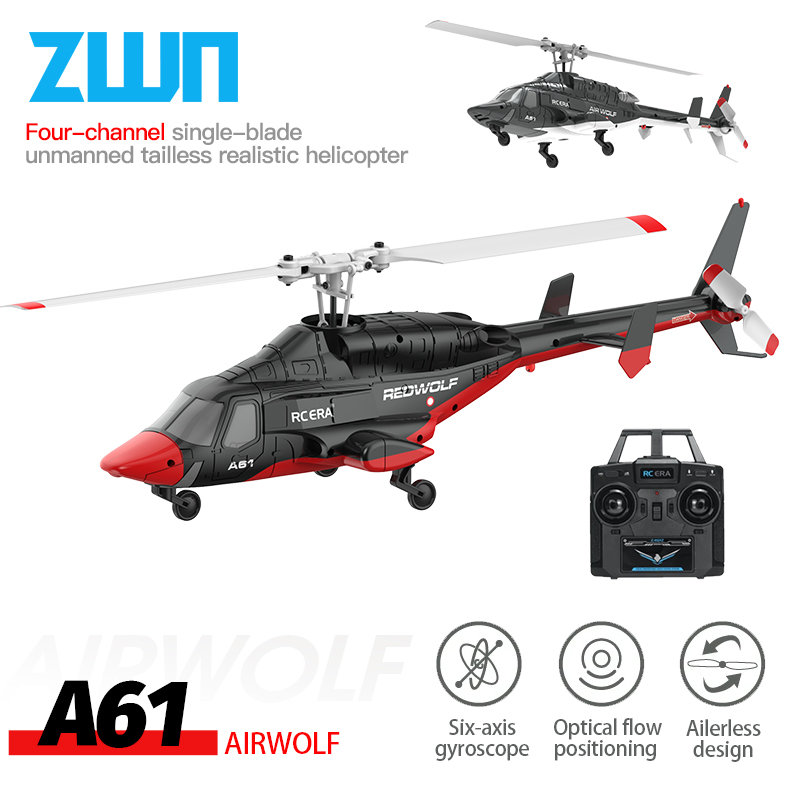 Rc Hobby Helicopter - Helicóptero A61 RC 2,4G giroscopio de