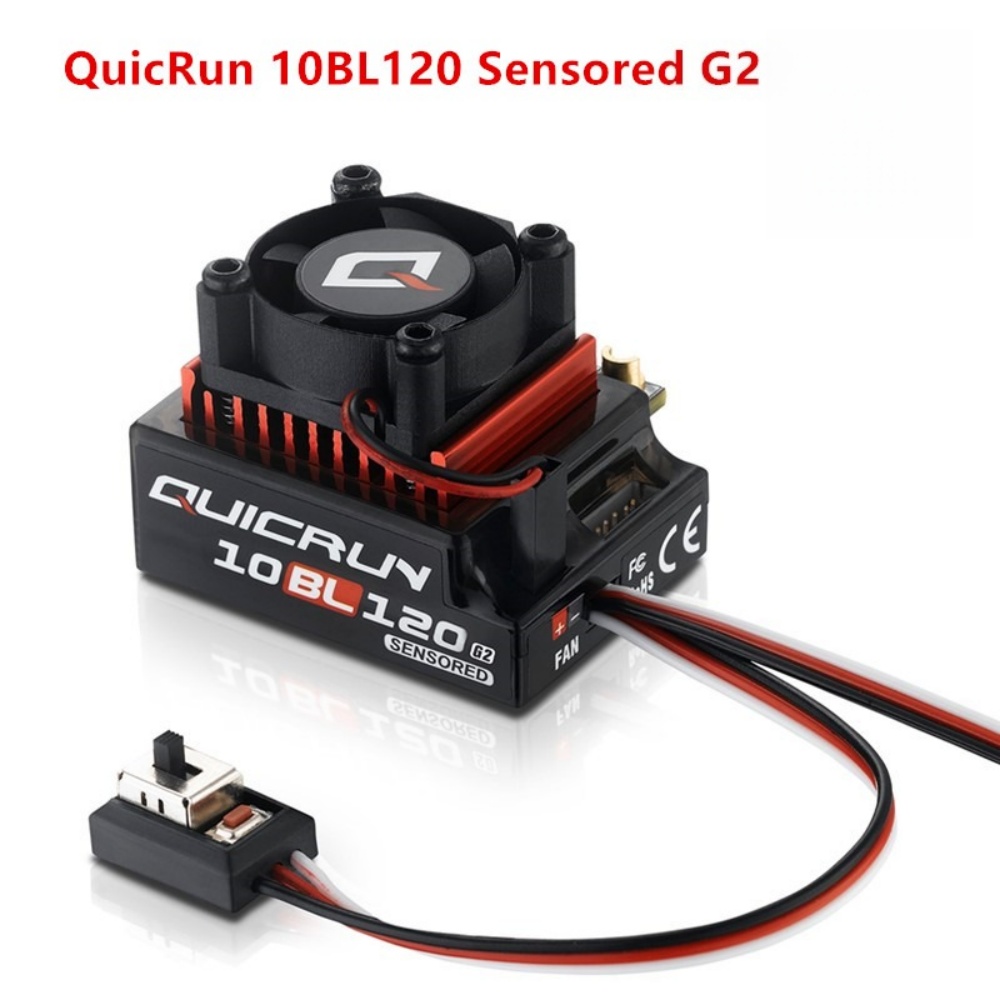 Rc Hobby Wing - FATJAY Hobbywing QUICRUN-10BL-120-G2 120A ESC Controlador