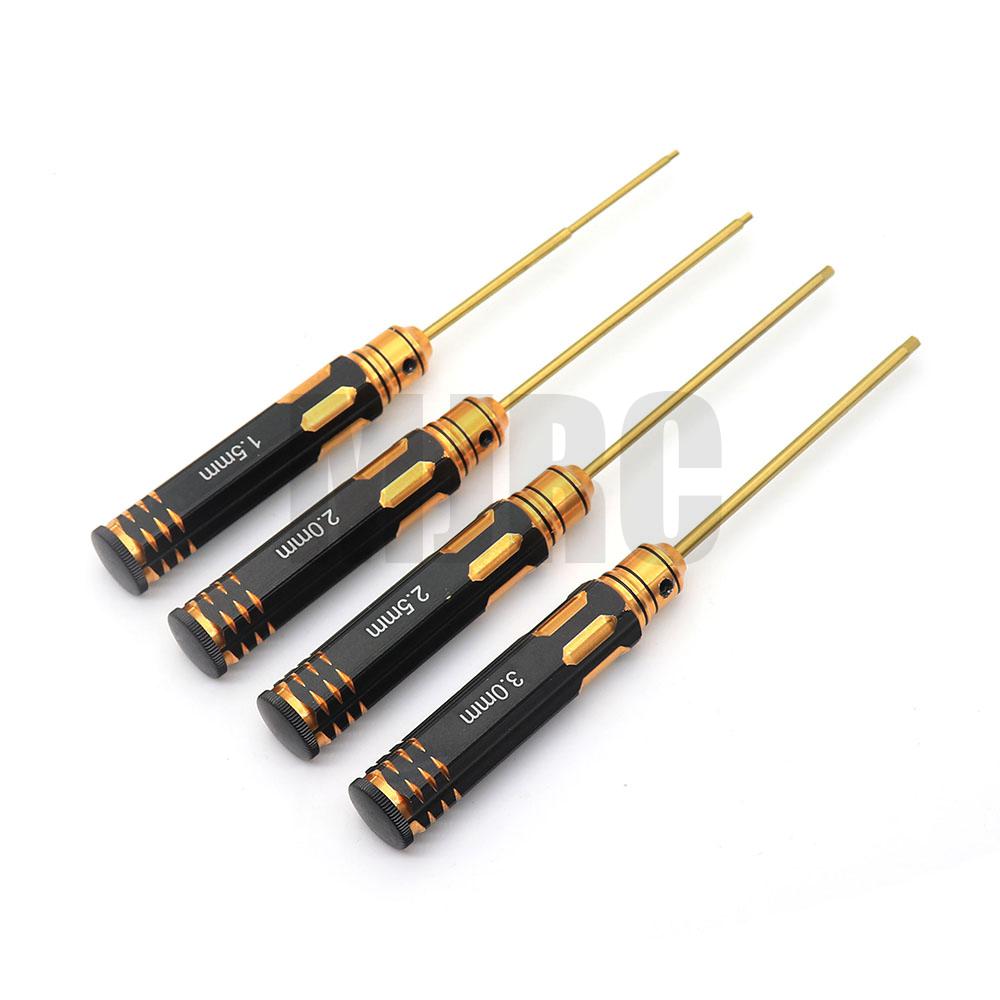 Ajrc 4 unids/set Chapado en ti - Rc Hobby Tool Kit reseña y precio
