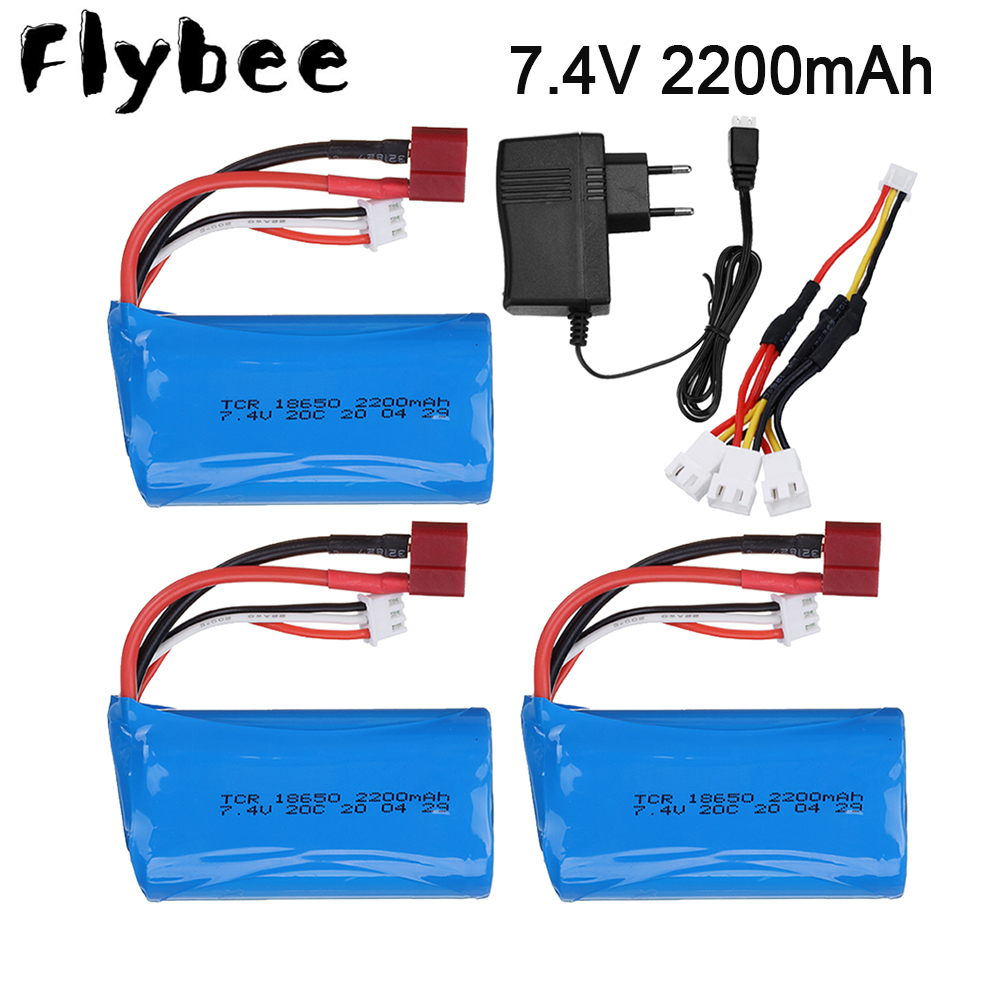 Batería Lipo de 7,4 V, 2200mAh - Rc Hobby Helicopter reseña y precio