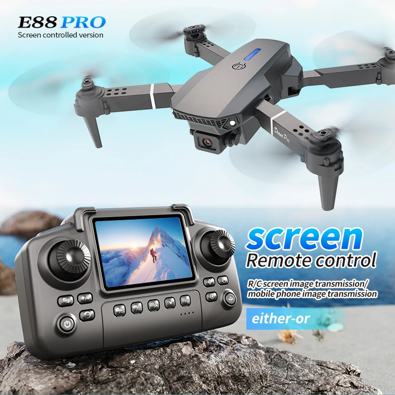 Dron profesional E88 PRO con p - Rc Hobby Helicopter reseña y precio