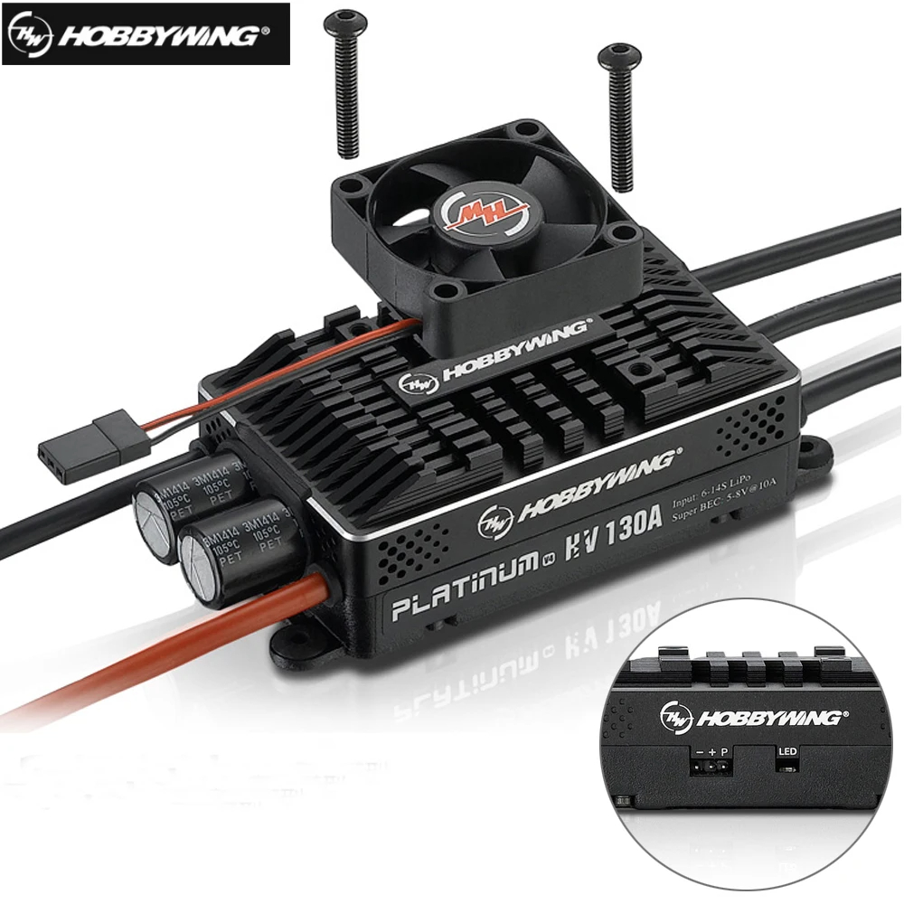 Hobbywing Platinum HV 130A SBE - Rc Hobby Wing reseña y precio