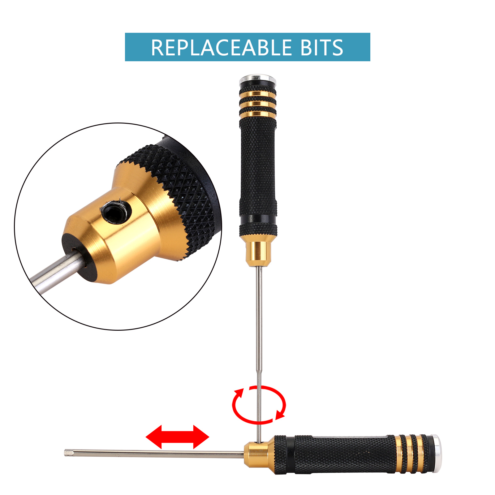 INJORA 7 Uds HSS juego de dest - Rc Hobby Tool Kit reseña y precio