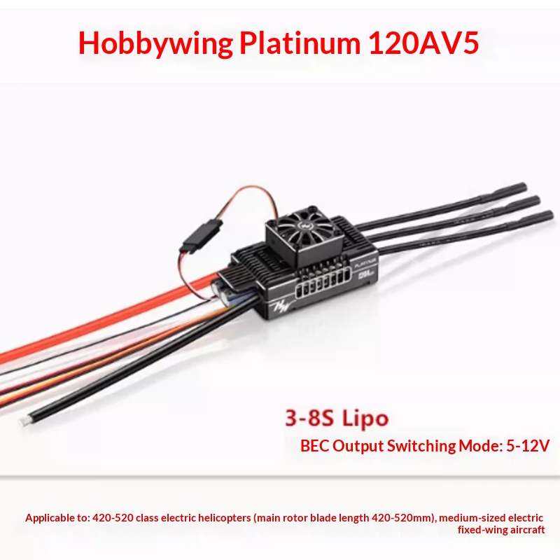 Hobbywing Platinum 80a V5, 120 - Rc Hobby Wing reseña y precio